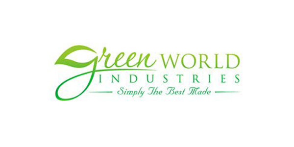Green World Logo with Pure White Background