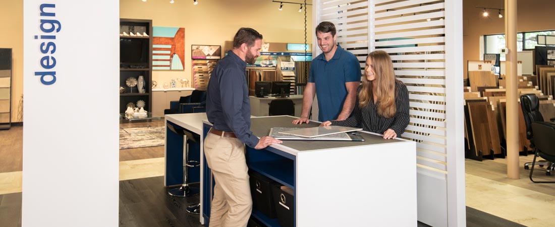 Landers Premier Flooring Showroom Interior